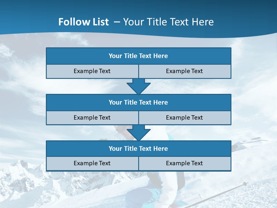 Male Winter Active PowerPoint Template