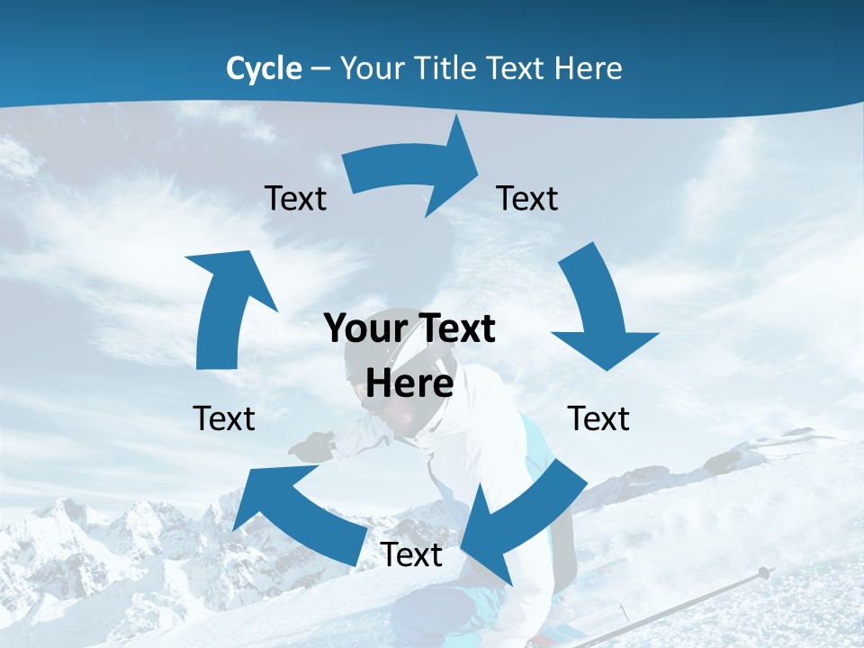 Male Winter Active PowerPoint Template