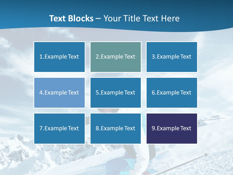 Male Winter Active PowerPoint Template