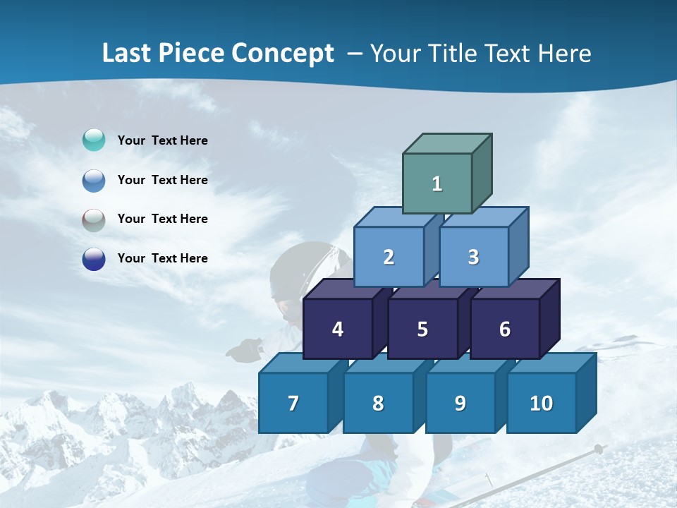Male Winter Active PowerPoint Template
