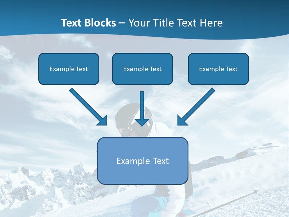 Male Winter Active PowerPoint Template