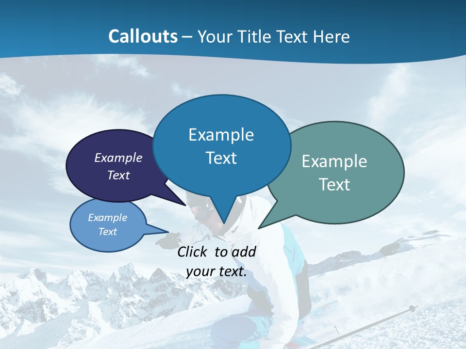 Male Winter Active PowerPoint Template