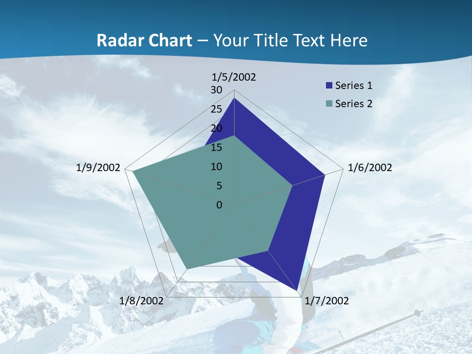 Male Winter Active PowerPoint Template