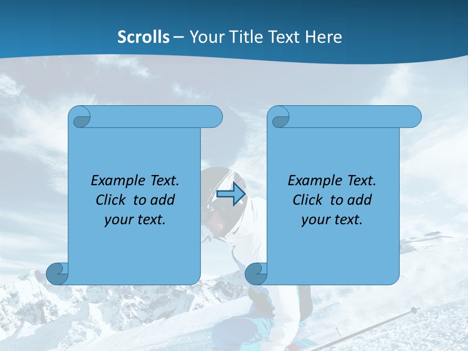 Male Winter Active PowerPoint Template