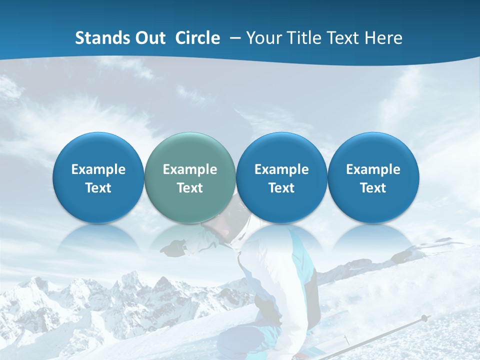 Male Winter Active PowerPoint Template