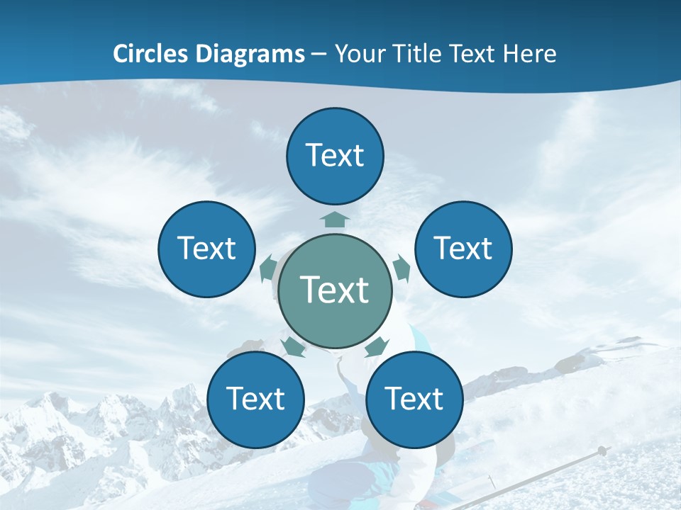 Male Winter Active PowerPoint Template