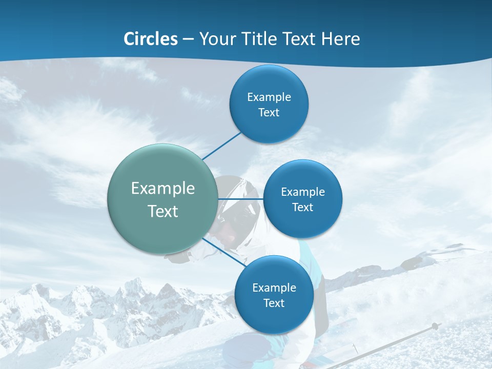 Male Winter Active PowerPoint Template