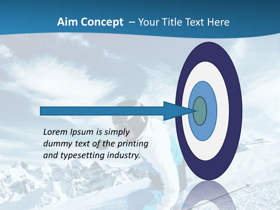 Male Winter Active PowerPoint Template