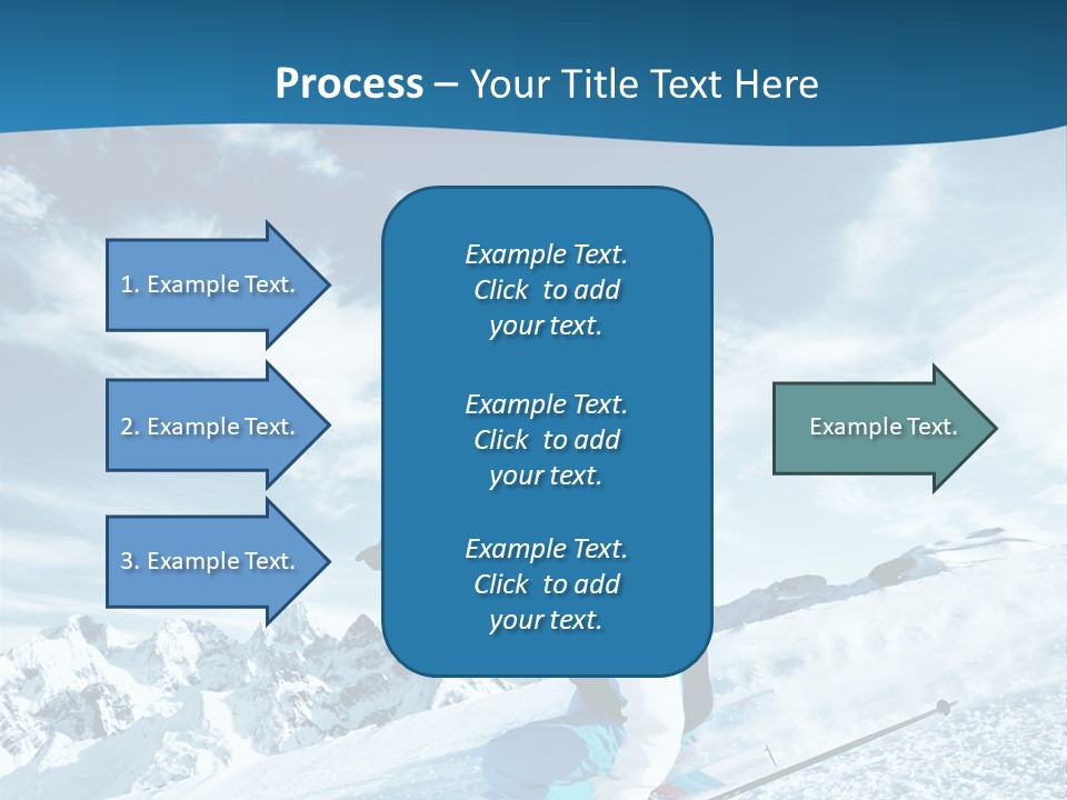 Male Winter Active PowerPoint Template