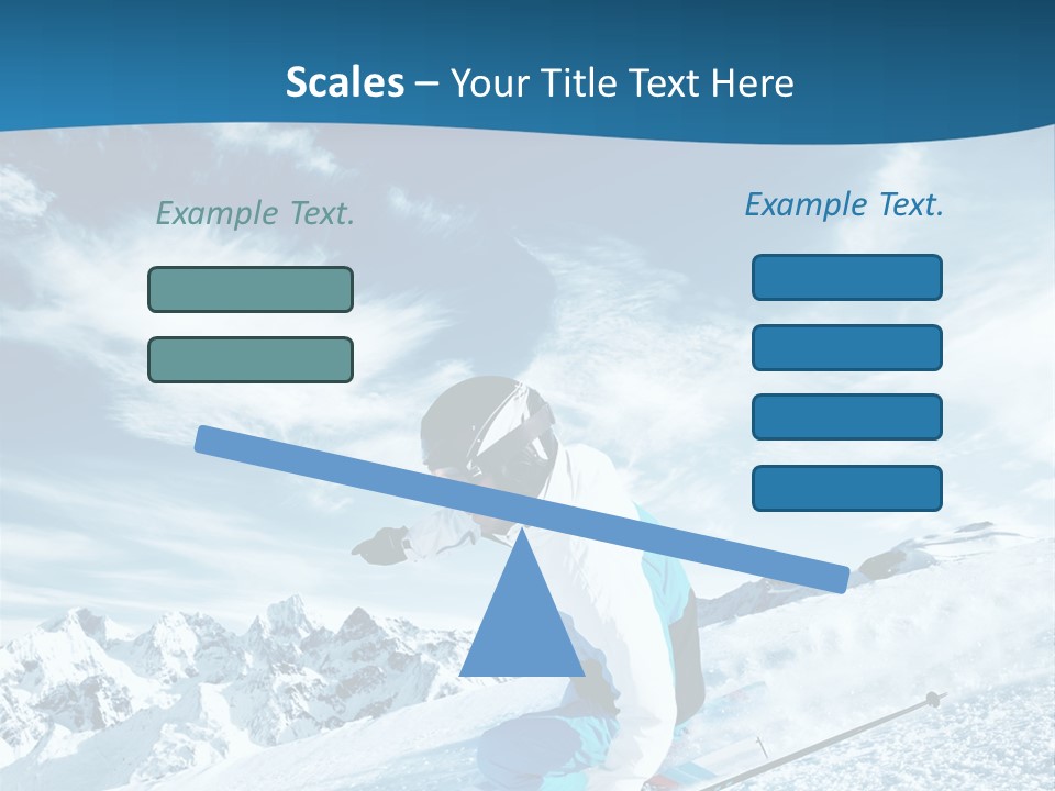 Male Winter Active PowerPoint Template