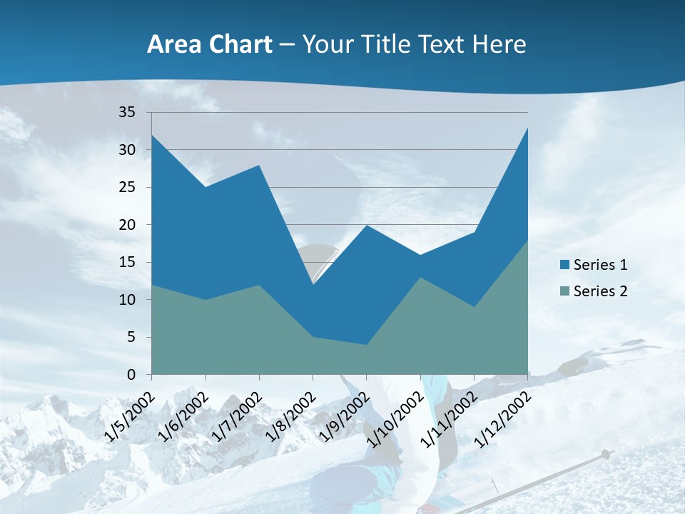 Male Winter Active PowerPoint Template