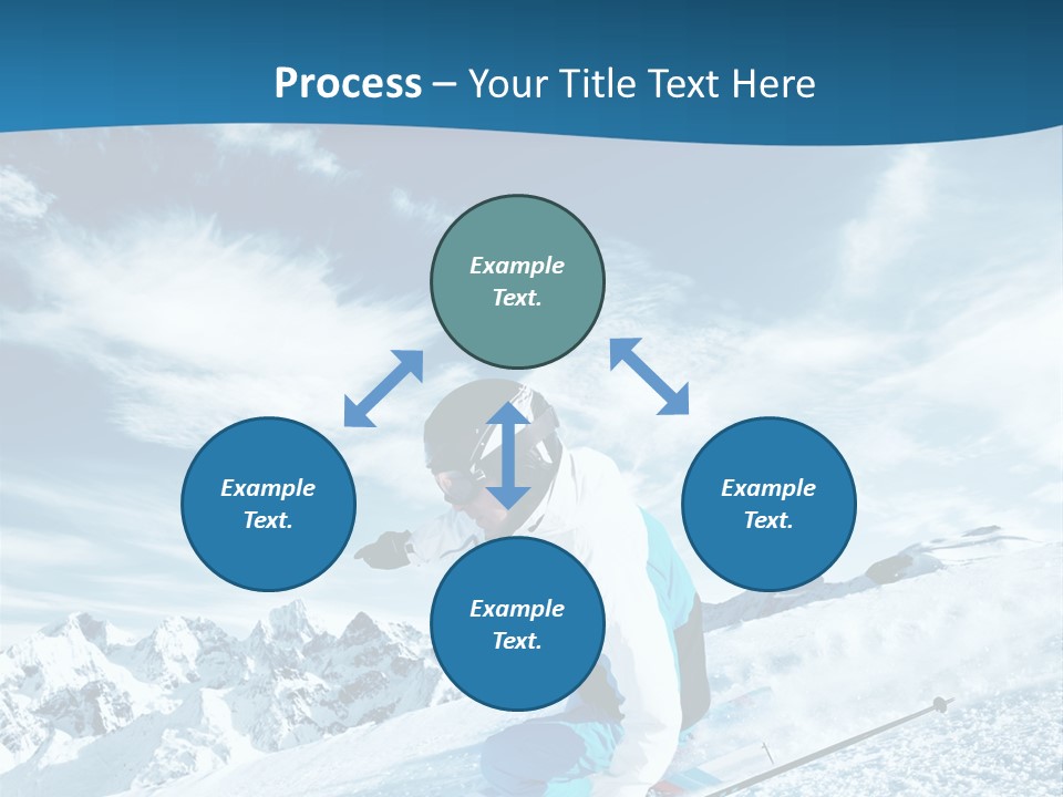 Male Winter Active PowerPoint Template