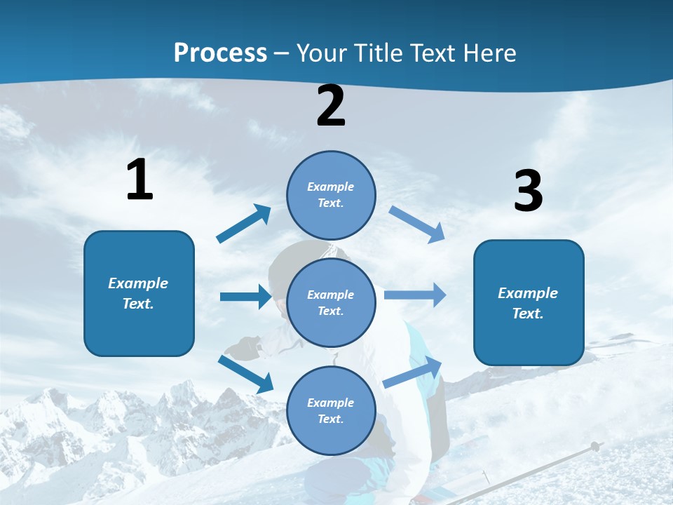 Male Winter Active PowerPoint Template