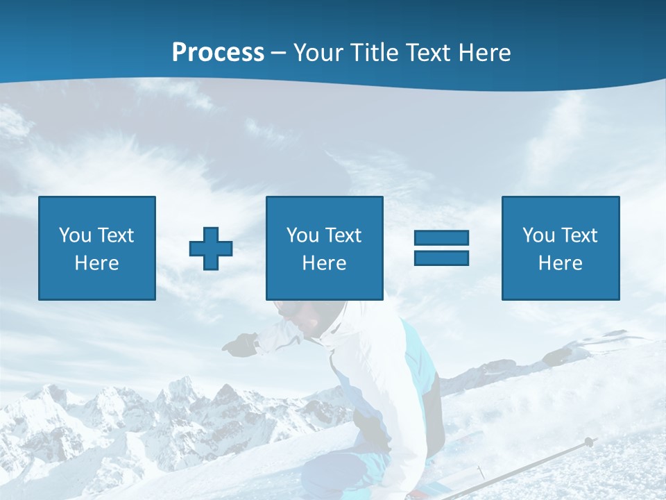 Male Winter Active PowerPoint Template