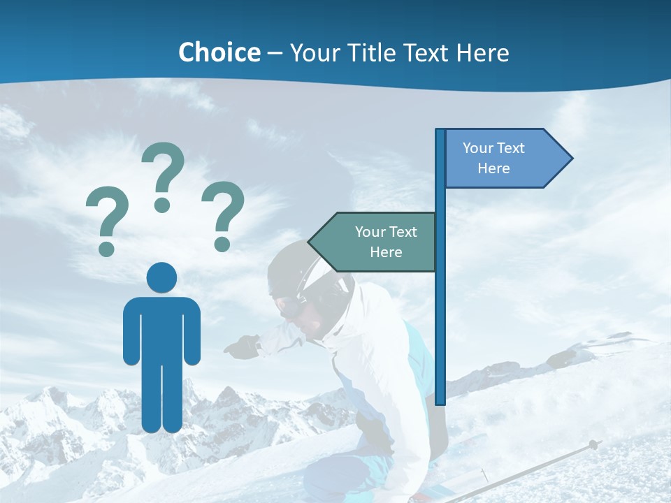 Male Winter Active PowerPoint Template