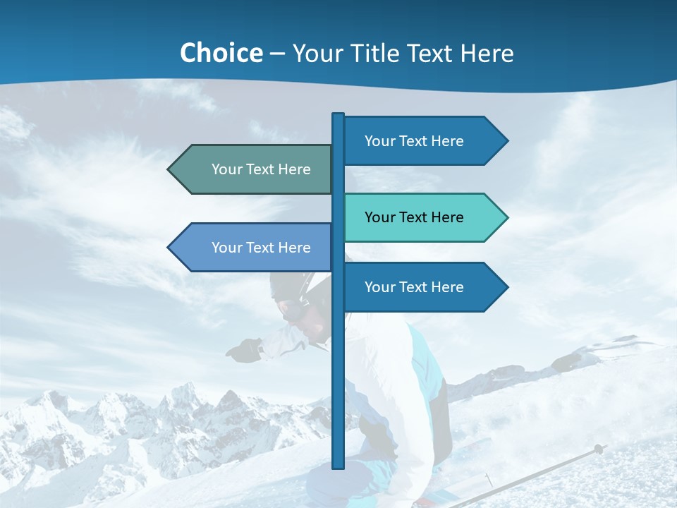 Male Winter Active PowerPoint Template