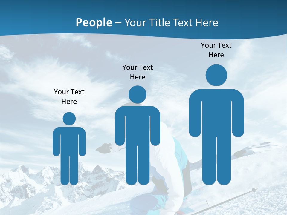 Male Winter Active PowerPoint Template