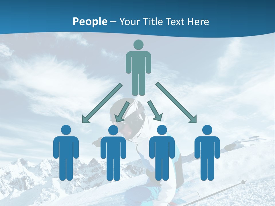 Male Winter Active PowerPoint Template