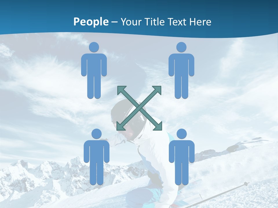 Male Winter Active PowerPoint Template
