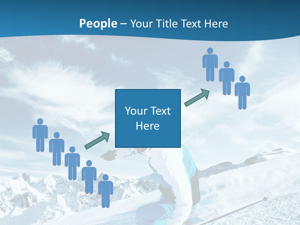 Male Winter Active PowerPoint Template