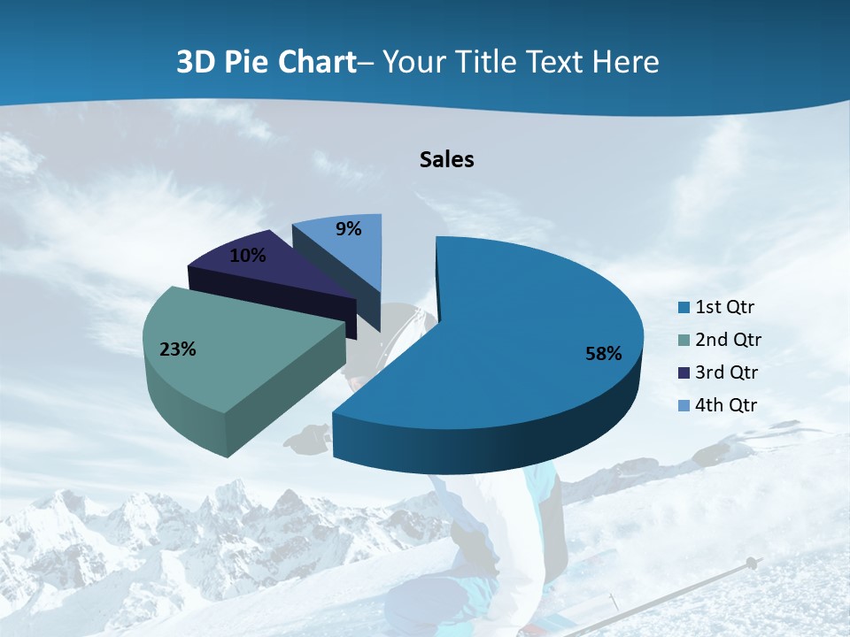 Male Winter Active PowerPoint Template