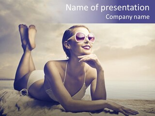 Teen Young Sun PowerPoint Template