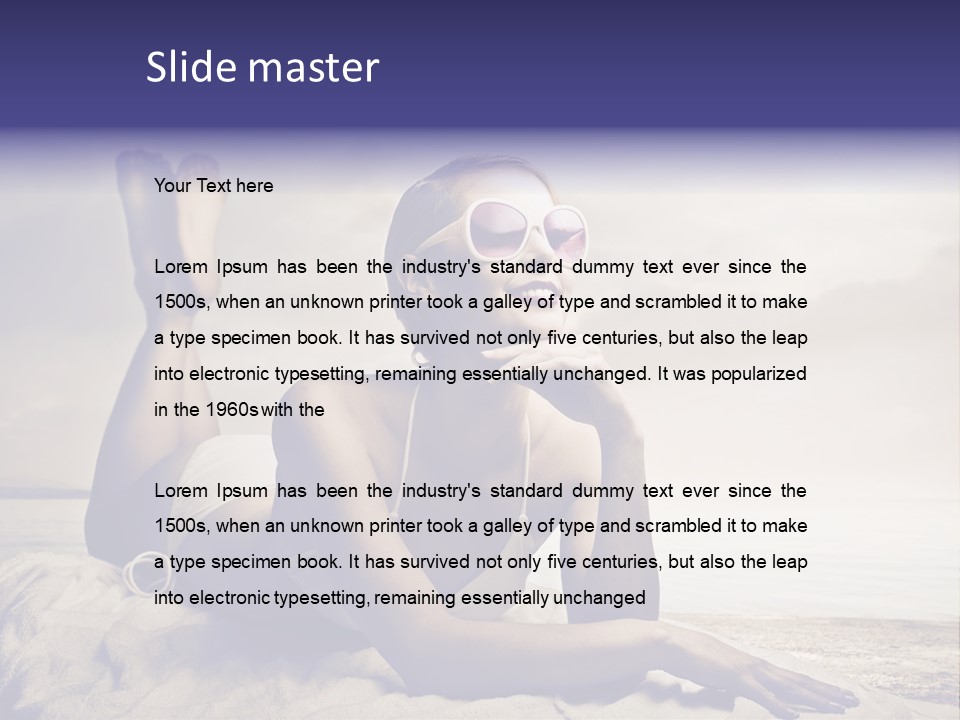 Teen Young Sun PowerPoint Template