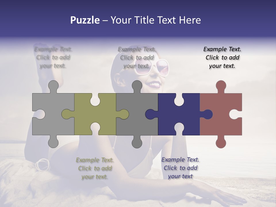 Teen Young Sun PowerPoint Template