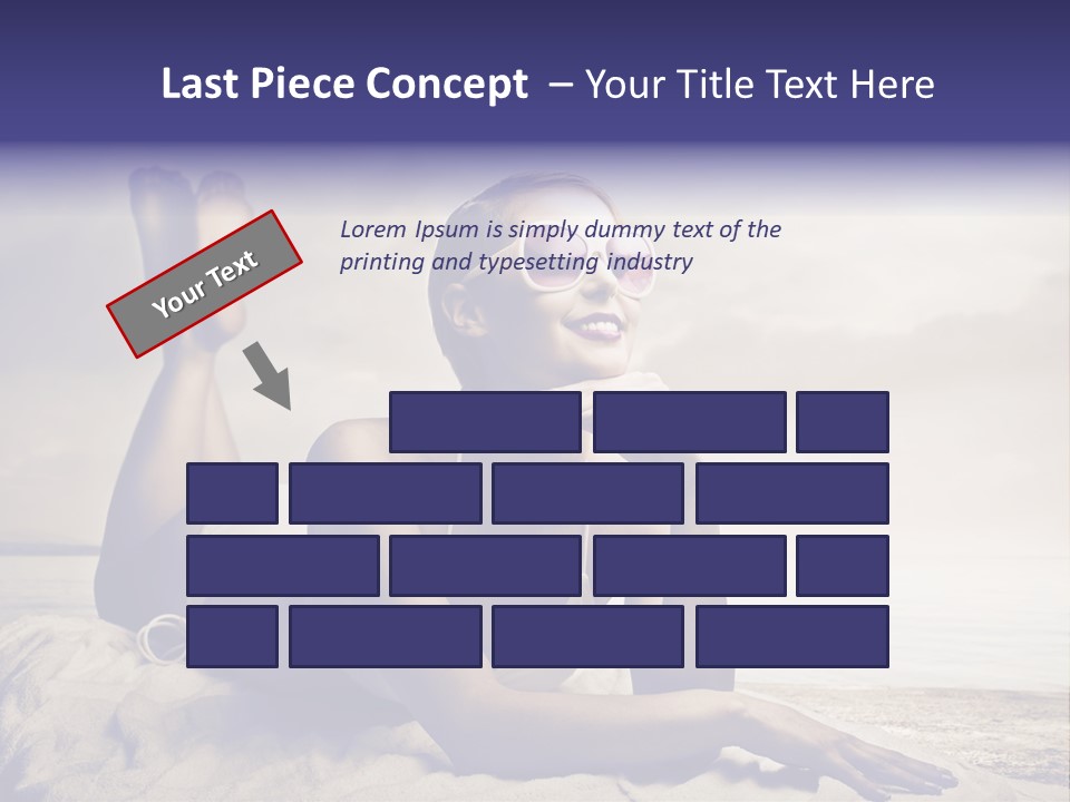 Teen Young Sun PowerPoint Template