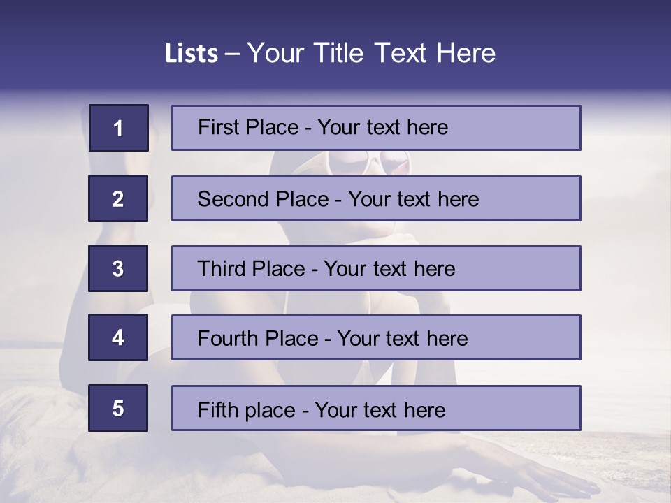 Teen Young Sun PowerPoint Template