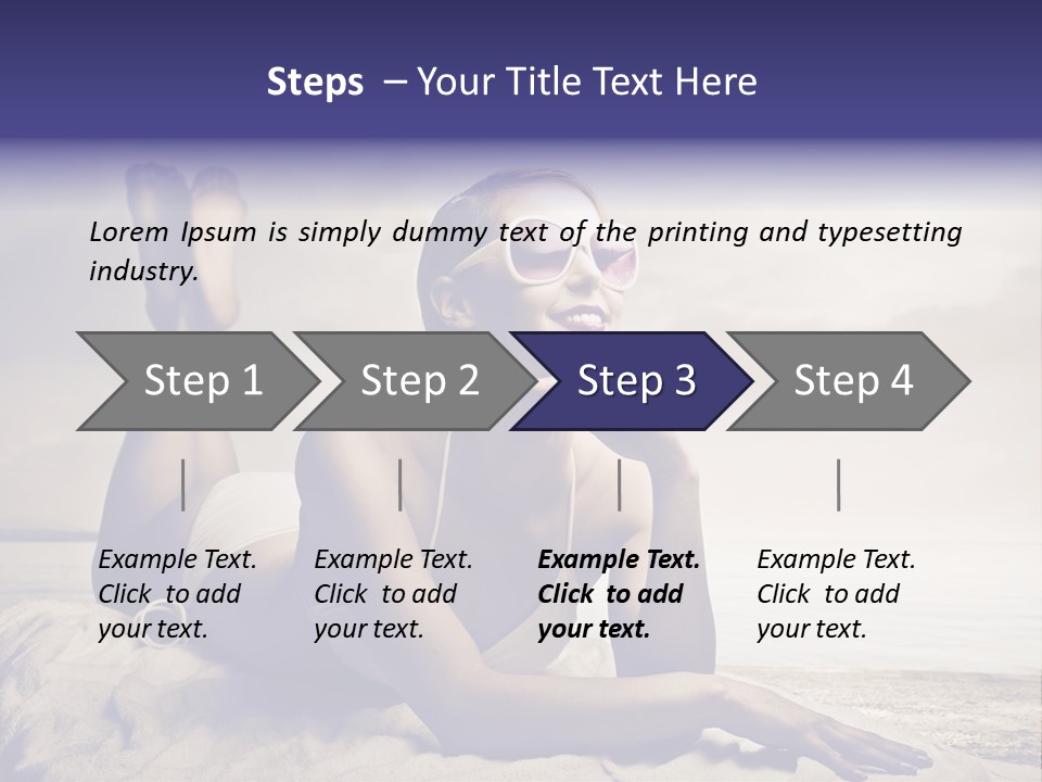 Teen Young Sun PowerPoint Template
