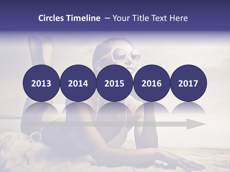 Teen Young Sun PowerPoint Template