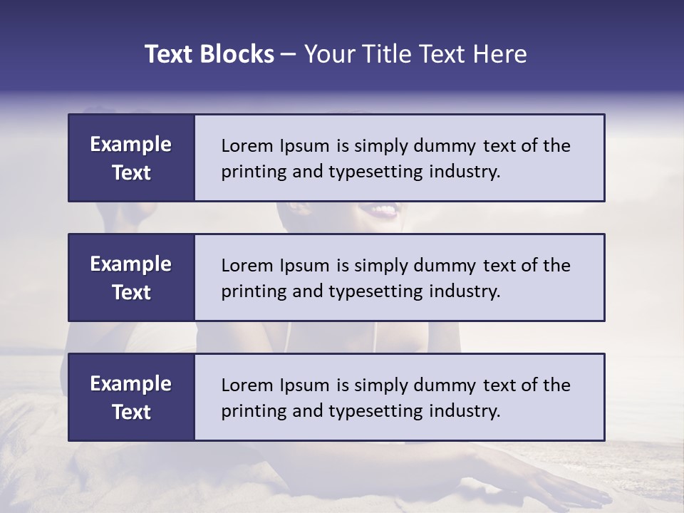 Teen Young Sun PowerPoint Template