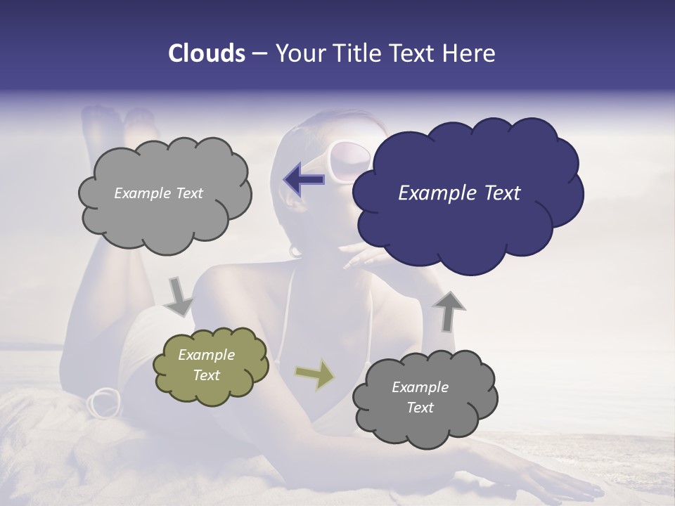 Teen Young Sun PowerPoint Template