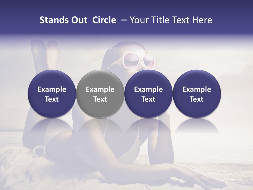 Teen Young Sun PowerPoint Template