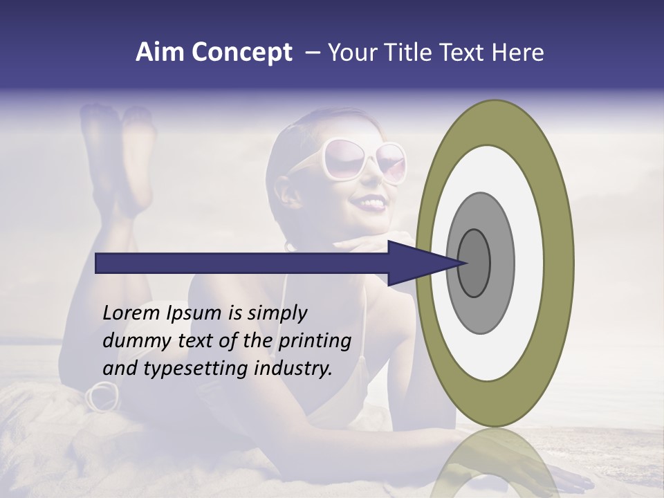 Teen Young Sun PowerPoint Template