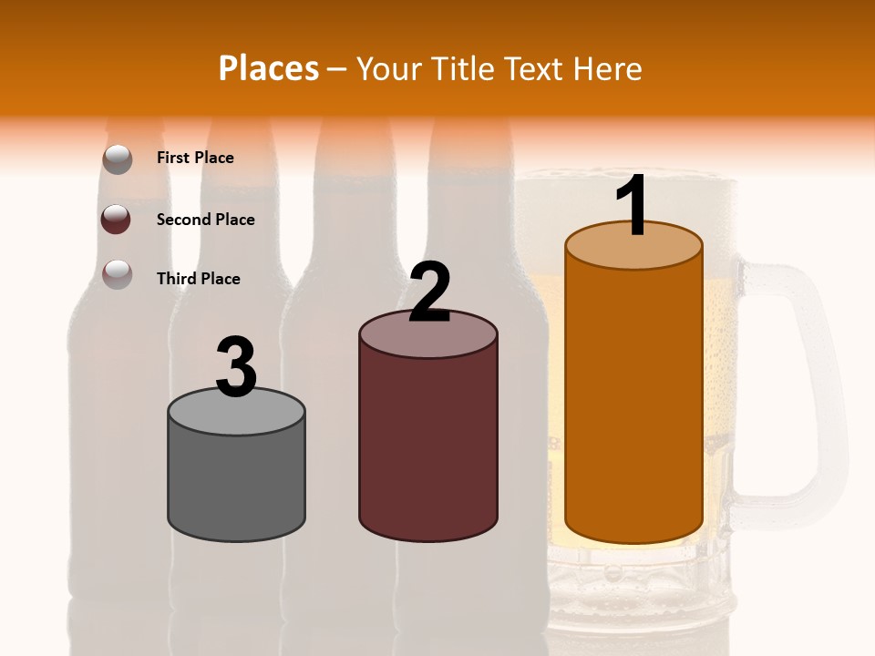 Cold Beer Beer Mug PowerPoint Template