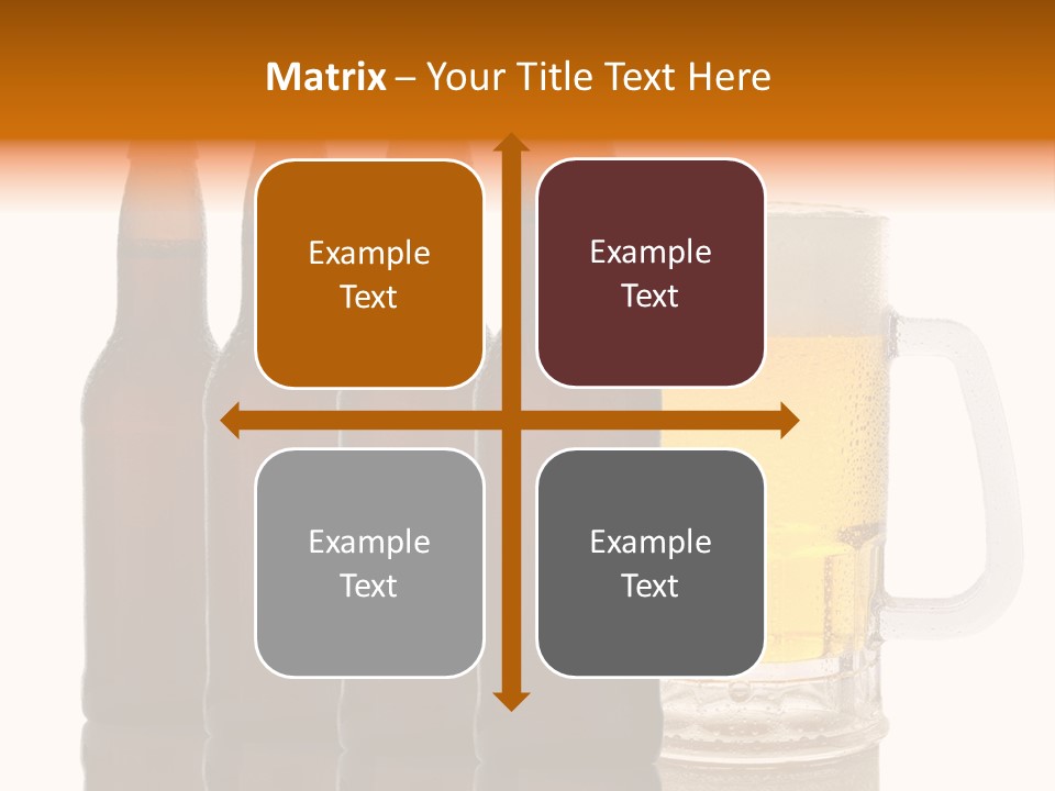 Cold Beer Beer Mug PowerPoint Template
