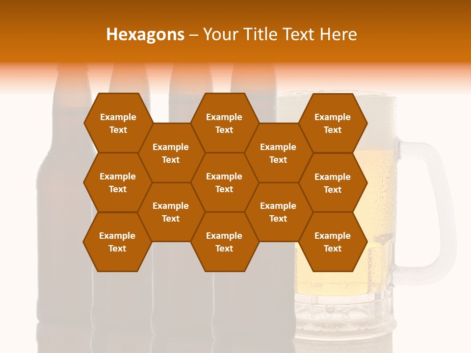Cold Beer Beer Mug PowerPoint Template