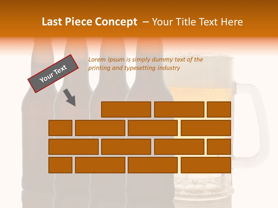 Cold Beer Beer Mug PowerPoint Template