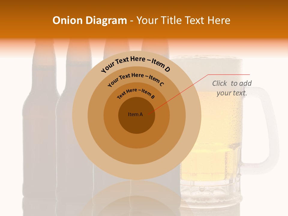 Cold Beer Beer Mug PowerPoint Template