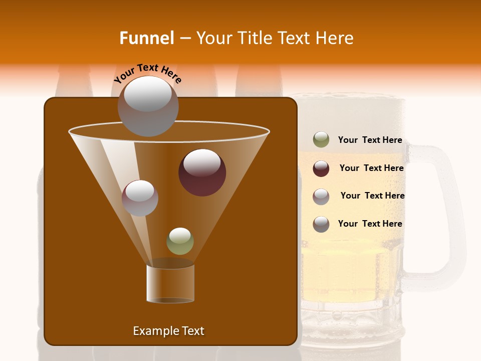 Cold Beer Beer Mug PowerPoint Template