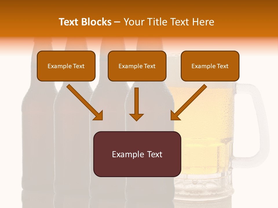 Cold Beer Beer Mug PowerPoint Template