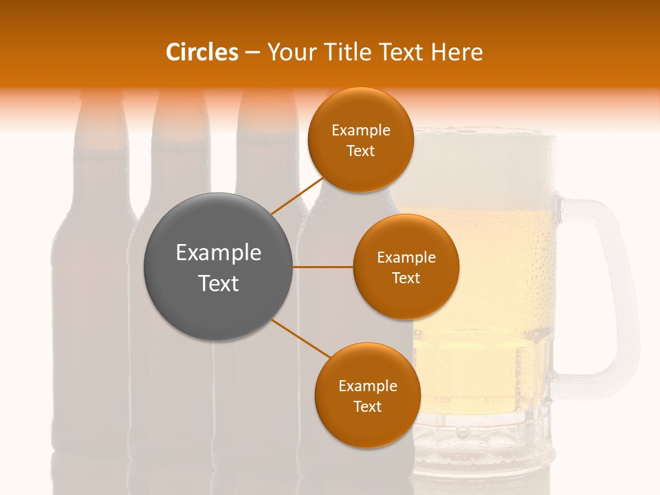 Cold Beer Beer Mug PowerPoint Template