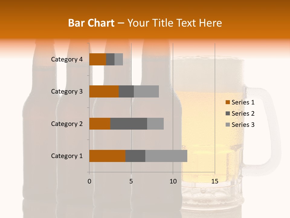 Cold Beer Beer Mug PowerPoint Template