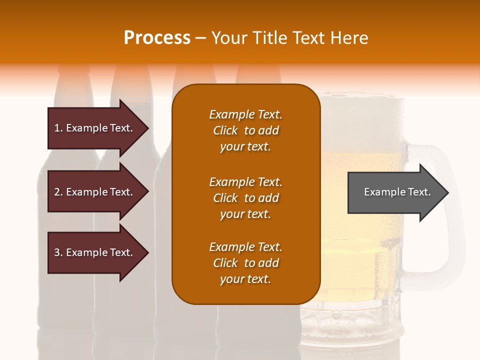 Cold Beer Beer Mug PowerPoint Template
