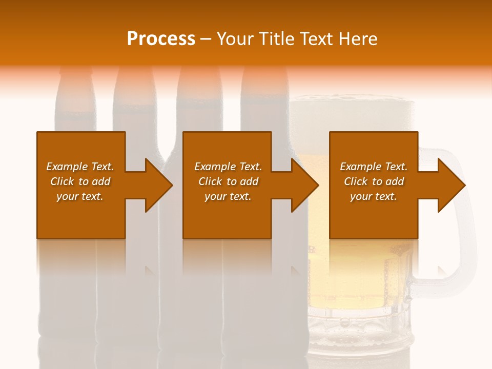 Cold Beer Beer Mug PowerPoint Template