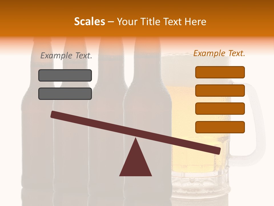 Cold Beer Beer Mug PowerPoint Template
