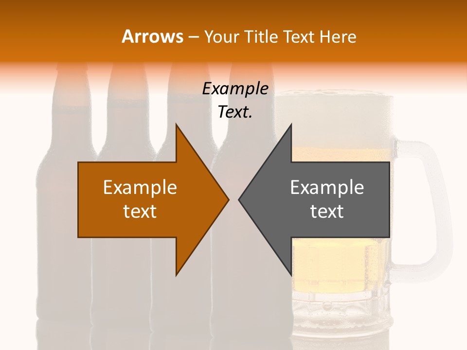 Cold Beer Beer Mug PowerPoint Template