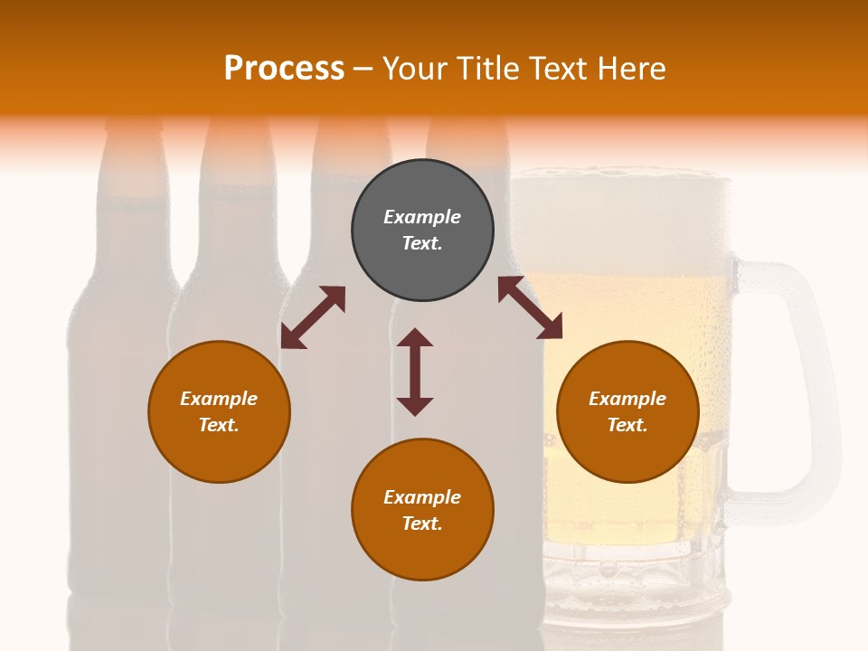Cold Beer Beer Mug PowerPoint Template